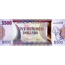 (236) ** PNew (PN37c) Guyana - 500 Dollars (ND (2024))